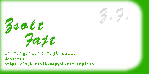 zsolt fajt business card